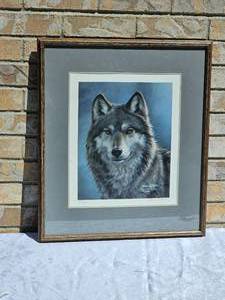 lot 28 image: James Meger Signed & Numbered Grey Wolf