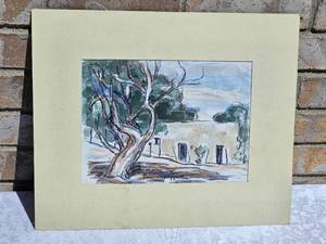 lot 32 image: M. Delagarza Original Watercolor