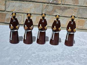 lot 80 image: Brazilian Ceramic Catholic Monks