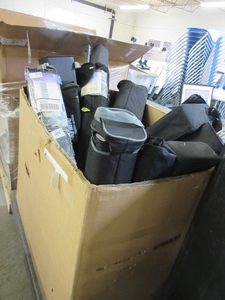LARGE ASSORTMENT OF TRADE SHOW BOOTH AND DISPLAY MATERIALS