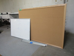 CORK BOARD AND WHITE BOARD