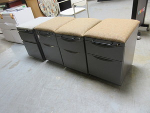 HERMAN MILLER MERIDIAN ROLLING FILE PEDESTALS