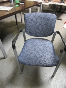 OFS UPHOLSTERED STACKING ARM CHAIRS