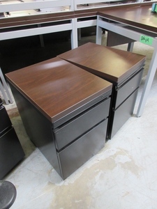 HERMAN MILLER ROLLING FILE PEDESTALS