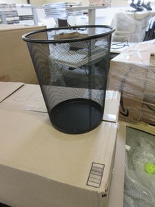 6 GALLON MESH TRASH CANS - BRAND NEW
