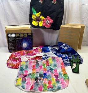 lot 7 image: MM. New Star Wars Death Star Planetarium, Totes & 10 in One Garden Tool