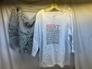 lot 9 image: MM. New-XXL & 1X Sleep ShirtsSet, Dresses(1 Sweater & 1 Tank)