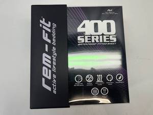 lot 22 image: MM. Rem- Fit 400 Series Full Fitted Sheet