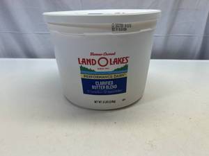 lot 45 image: F. 8lb Tubs Land O Lakes Clarified Butter&nbspBest&nbspBy 03292024