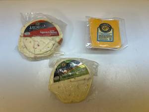 lot 62 image: 3x Variety Cheese