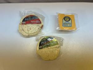 lot 64 image: 3x Variety Cheese