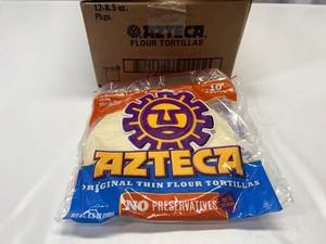 lot 65 image: 12x 8.5oz No Preservatives Fajita Thin Flour Tortillas