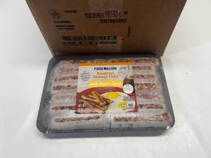 lot 75 image: D. 12x 12oz Food Lion Breakfast Sausage Links&nbspBest&nbspBy 01162024
