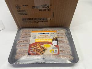lot 77 image: D. 12x 12oz Food Lion Breakfast Sausage Links&nbspBest&nbspBy 01162024