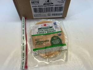lot 89 image: D. 12x 6oz Applegate Organics Oven Roasted Turkey Breast Sell By 02142024