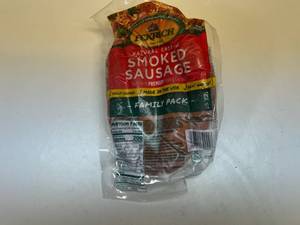 lot 122 image: G. Eckrich Smoked Sausage-2.44lb Family Pack&nbspBest&nbspBy 02132024