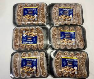 lot 131 image: K. 6x 1lb Food Lion Classic Bratwurst