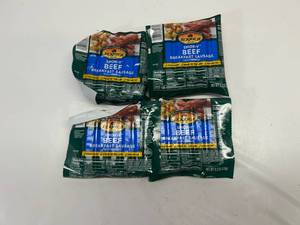 lot 135 image: G. 4x 8.3oz  Ecrich Smok-y Beef Breakfast Sausage Links