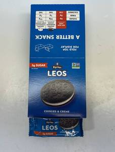 lot 149 image: MM. 1x 10pkgs(4 Cookies per Pkg) Rip Van Leos Cookies & Cream