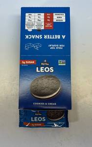 lot 151 image: MM. 1x 10pkgs(4 Cookies per Pkg) Rip Van Leos Cookies & Cream