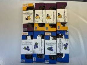 lot 181 image: SSS. 3 x5.3oz Raincoast Crisps-Wild BlueberryAlmond & Apricot, Fig & Lemon Crackers