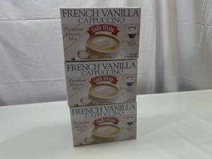 lot 199 image: MM. 3x 12 K-Cups Caffe DVita French Vanilla Cappuccino