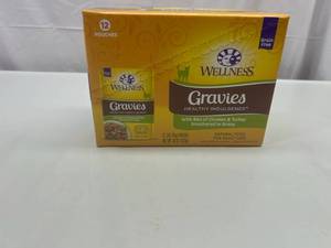 lot 203 image: RR. 12x 3oz Pouches Gravies Healthy Indulgence