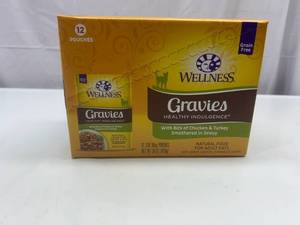 lot 207 image: RR. 12x 3oz Pouches Gravies Healthy Indulgence