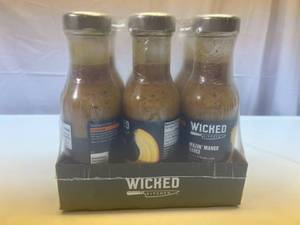 lot 214 image: RR. 6x 8.4oz Wicked Kitchen-Mazin Mango Sauce