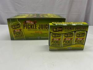 lot 216 image: SS.18x 2oz Mt Olive Pickle Juicers