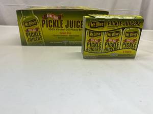 lot 222 image: SS.18x 2oz Mt Olive Pickle Juicers