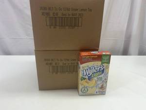 lot 232 image: SS. 24x 8ct Wylers Singles to Go-Ginger Lemon Ice Tea&nbspBest&nbspBy 032023