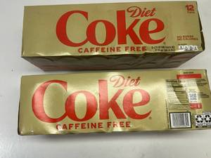 lot 368 image: 2x 12pk Caffeine Free Diet Coke