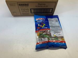 lot 281 image: 10x 8oz Haribo Starmix Gummi Candy&nbspBest&nbspBy 042024