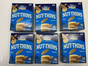lot 398 image: LL.6x 4.25oz Blue Diamond Almond Nut Thins