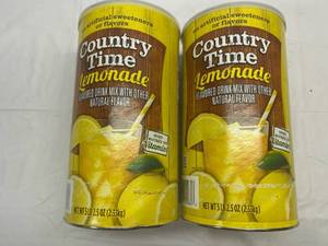 lot 427 image: 2x 5.25lb Country Time Lemonade