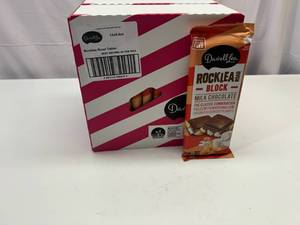 lot 274 image: .  24x 6.4oz Rock Lea Road Milk Chocolate Block&nbspBest&nbspBy 02032024