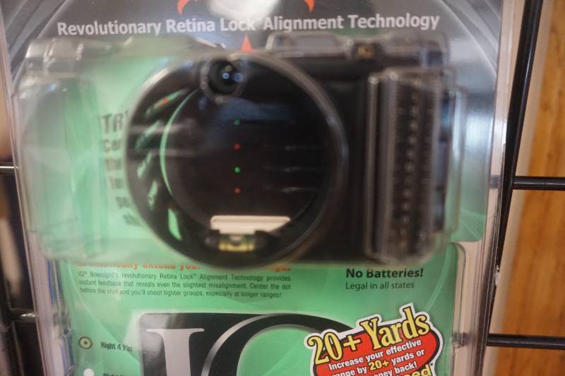 Retina Lock IQ Model 4 Pin Fiber Optic Bow Sight