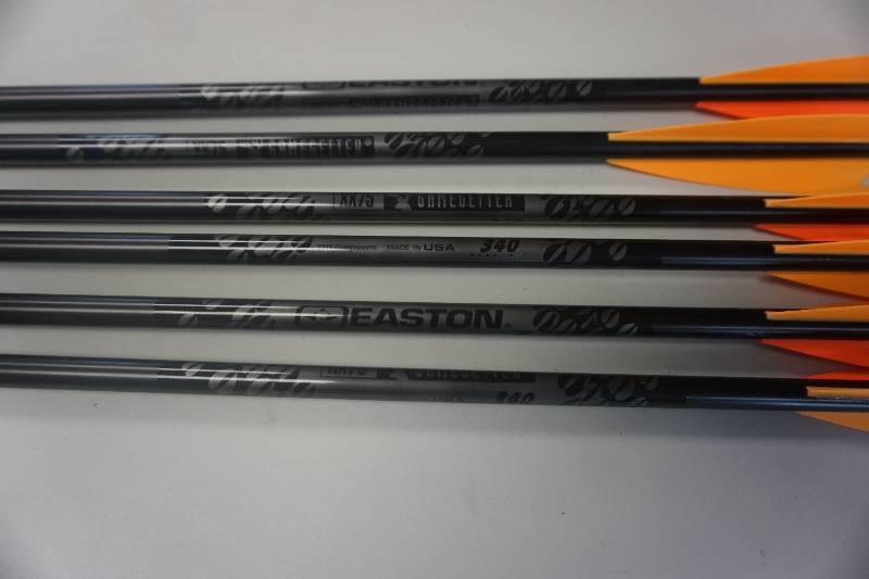 6 - Easton Gamesetter XX75 Aluminum Arrows