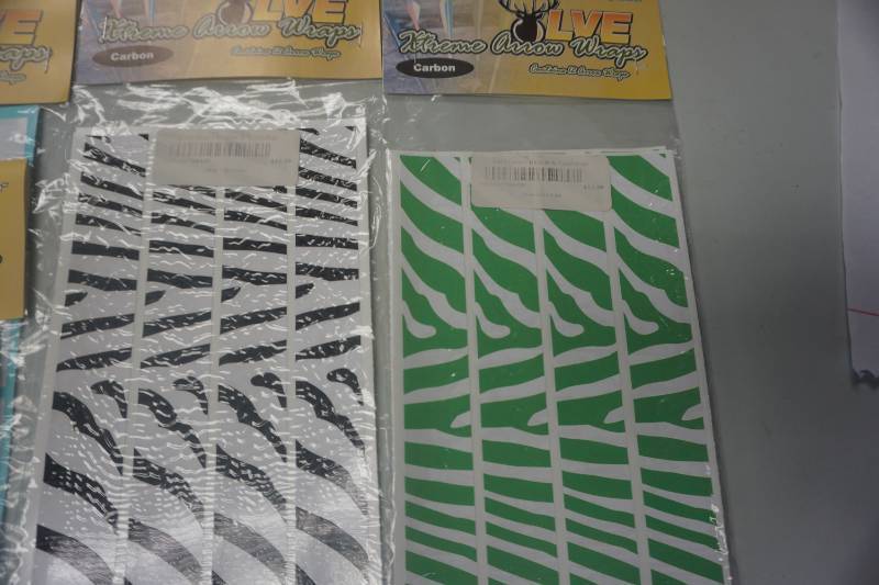5 Packs LVE Brand Arrow Wraps In Assorted Colors