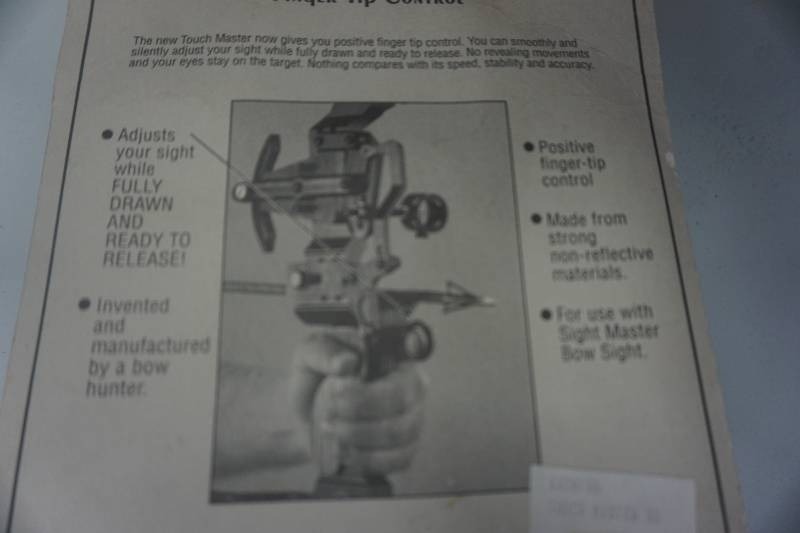 Sight Master Touch Master Bow Sight
