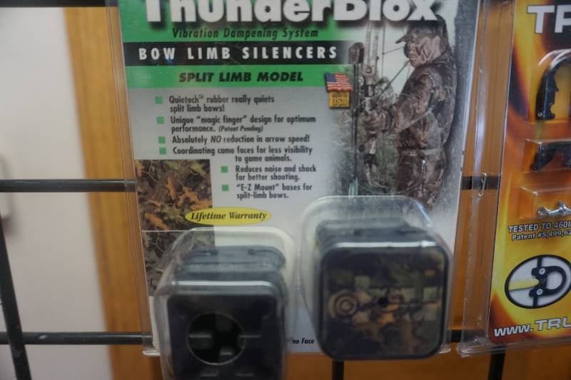 NAP Brand Thunder Blox Split Limb Bow Silencers With Tru Ball Tru Nok Ultimate Hunting Loop