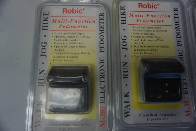 5 - Robic Model M-387 Multi Function Pedometers