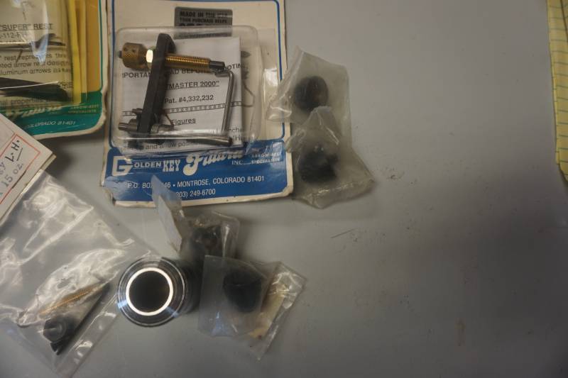 Large Lot of Assorted Arrow Rests, Stabilizers and Weights