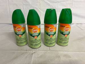 lot 98 image: 4 Bottles of OFF Insect Repellent