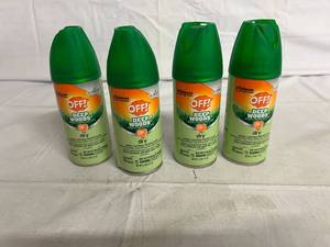lot 100 image: 4 Bottles of OFF Insect Repellent