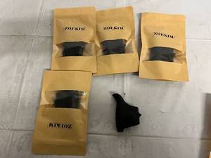 lot 105 image: 5 Rubber Grips for Taurus Hand Gun - Black