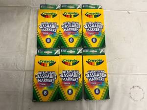 lot 159 image: 6 Packs of Crayola Washable Markers