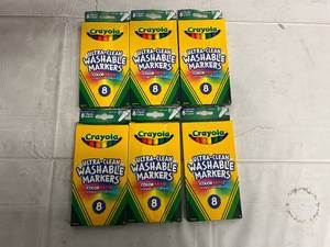 lot 160 image: 6 Packs of Crayola Washable Markers