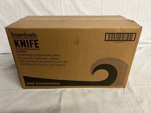 lot 170 image: 1000 White Plastic Knives